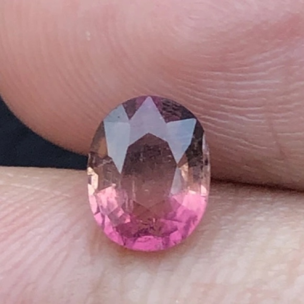 Pink Tourmaline Gemstone .90 carat oval shaped (October birthstone)